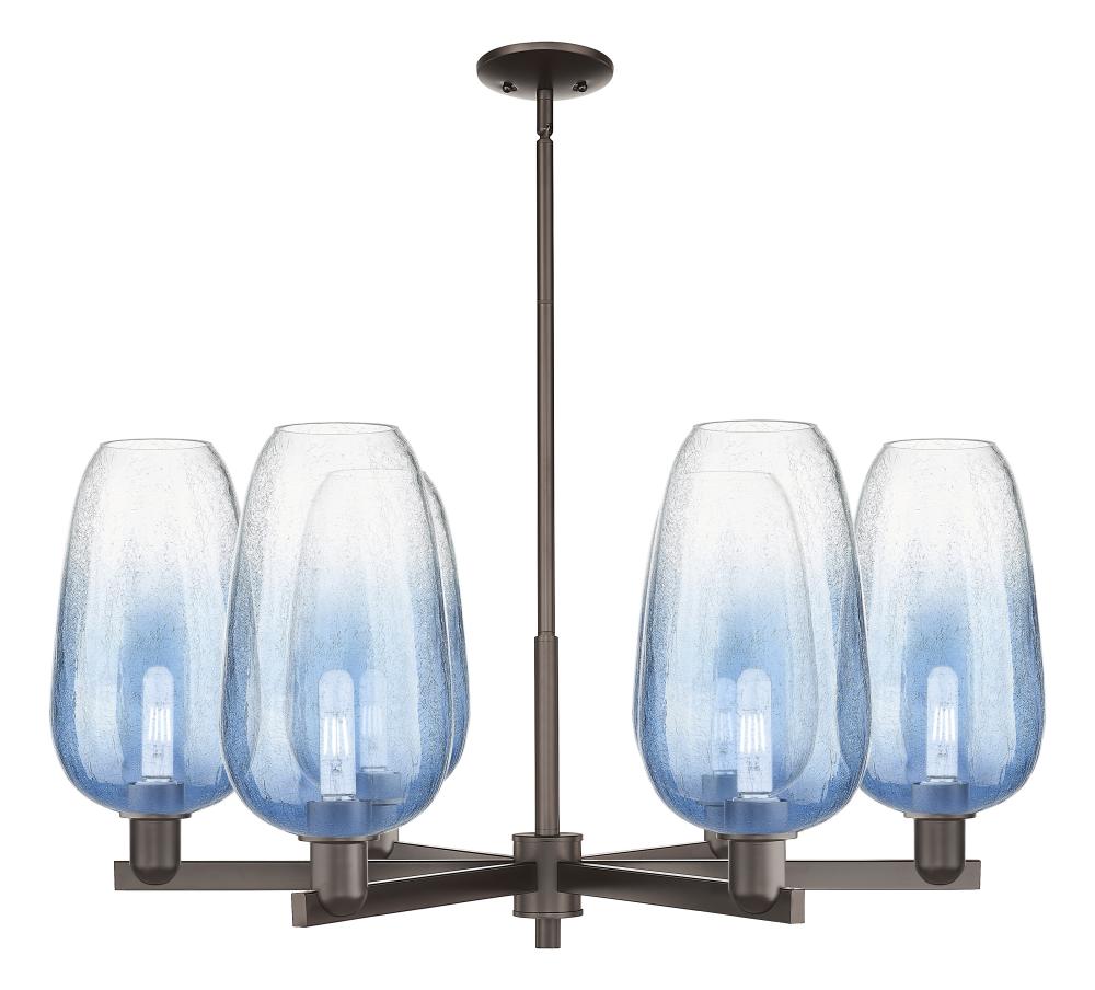 Brookhaven Flute - 6 Light - 24 inch - Oil Rubbed Bronze - Chandelier