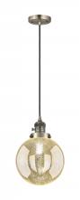 Innovations Lighting 201CSW-AB-G208-8 - Beacon - 1 Light - 8 inch - Antique Brass - Cord hung - Mini Pendant