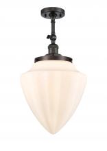 Innovations Lighting 201F-OB-G661-12 - Beacon - 1 Light - 12 inch - Oil Rubbed Bronze - Adjustable Semi-Flush Mount