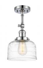 Innovations Lighting 201F-PC-G713 - Bell - 1 Light - 8 inch - Polished Chrome - Adjustable Semi-Flush Mount