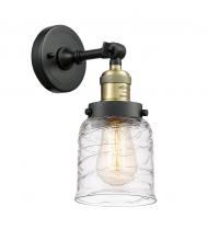 Innovations Lighting 203-BAB-G513 - Bell - 1 Light - 5 inch - Black Antique Brass - Adjustable Sconce