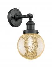 Innovations Lighting 203-BK-G208-6 - Beacon - 1 Light - 6 inch - Matte Black - Adjustable Sconce