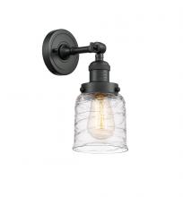 Innovations Lighting 203-BK-G513 - Bell - 1 Light - 5 inch - Matte Black - Adjustable Sconce