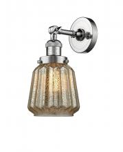 Innovations Lighting 203-PC-G146-LED - Chatham - 1 Light - 7 inch - Polished Chrome - Adjustable Sconce