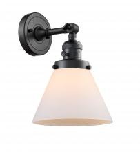 Innovations Lighting 203SW-BK-G41-LED - Cone - 1 Light - 8 inch - Matte Black - Adjustable Sconce