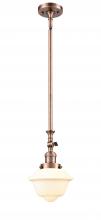 Innovations Lighting 206-AC-G531 - Oxford - 1 Light - 7 inch - Antique Copper - Stem Hung - Adjustable Mini Pendant