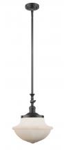 Innovations Lighting 206-OB-G541 - Oxford - 1 Light - 12 inch - Oil Rubbed Bronze - Stem Hung - Adjustable Mini Pendant
