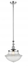 Innovations Lighting 206-PC-G542 - Oxford - 1 Light - 12 inch - Polished Chrome - Stem Hung - Adjustable Mini Pendant