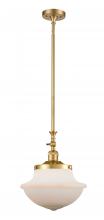 Innovations Lighting 206-SG-G541 - Oxford - 1 Light - 12 inch - Satin Gold - Stem Hung - Adjustable Mini Pendant