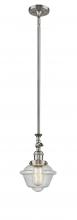 Innovations Lighting 206-SN-G534 - Oxford - 1 Light - 7 inch - Brushed Satin Nickel - Stem Hung - Adjustable Mini Pendant