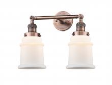 Innovations Lighting 208-AC-G181 - Canton - 2 Light - 17 inch - Antique Copper - Adjustable Bath Vanity Light