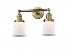 Innovations Lighting 208-BB-G181S - Canton - 2 Light - 17 inch - Brushed Brass - Adjustable Bath Vanity Light