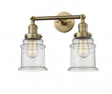 Innovations Lighting 208-BB-G184 - Canton - 2 Light - 17 inch - Brushed Brass - Adjustable Bath Vanity Light