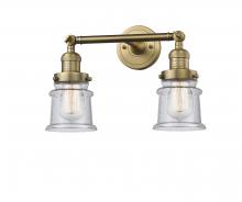 Innovations Lighting 208-BB-G184S - Canton - 2 Light - 17 inch - Brushed Brass - Adjustable Bath Vanity Light