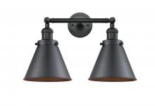Innovations Lighting 208-BK-M13-BK - Appalachian - 2 Light - 18 inch - Matte Black - Adjustable Bath Vanity Light