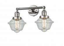 Innovations Lighting 208-PN-G534 - Oxford - 2 Light - 17 inch - Polished Nickel - Adjustable Bath Vanity Light