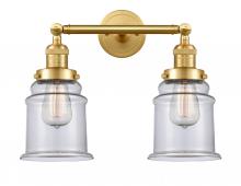 Innovations Lighting 208-SG-G182 - Canton - 2 Light - 17 inch - Satin Gold - Adjustable Bath Vanity Light
