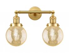 Innovations Lighting 208-SG-G208-6 - Beacon - 2 Light - 17 inch - Satin Gold - Adjustable Bath Vanity Light