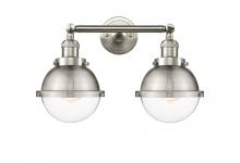 Innovations Lighting 208-SN-HFS-62-SN - Hampden - 2 Light - 18 inch - Brushed Satin Nickel - Adjustable Bath Vanity Light
