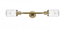 Innovations Lighting 208L-BB-G312 - Dover - 2 Light - 5 inch - Brushed Brass - Adjustable Bath Vanity Light