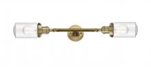Innovations Lighting 208L-BB-G314 - Dover - 2 Light - 5 inch - Brushed Brass - Adjustable Bath Vanity Light