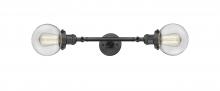 Innovations Lighting 208L-OB-G202-6 - Beacon - 2 Light - 6 inch - Oil Rubbed Bronze - Adjustable Bath Vanity Light