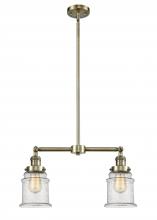Innovations Lighting 209-AB-G184 - Canton - 2 Light - 21 inch - Antique Brass - Stem Hung - Adjustable Island Light