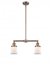 Innovations Lighting 209-AC-G181S - Canton - 2 Light - 21 inch - Antique Copper - Stem Hung - Adjustable Island Light