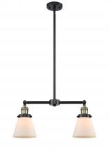 Innovations Lighting 209-BAB-G61 - Cone - 2 Light - 21 inch - Black Antique Brass - Stem Hung - Adjustable Island Light