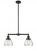 Innovations Lighting 209-OB-G172-LED - Fulton - 2 Light - 21 inch - Oil Rubbed Bronze - Stem Hung - Adjustable Island Light