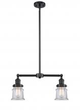 Innovations Lighting 209-OB-G182S - Canton - 2 Light - 21 inch - Oil Rubbed Bronze - Stem Hung - Adjustable Island Light