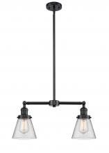 Innovations Lighting 209-OB-G62 - Cone - 2 Light - 21 inch - Oil Rubbed Bronze - Stem Hung - Adjustable Island Light
