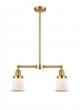 Innovations Lighting 209-SG-G181S - Canton - 2 Light - 21 inch - Satin Gold - Stem Hung - Adjustable Island Light