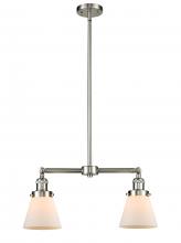 Innovations Lighting 209-SN-G61 - Cone - 2 Light - 21 inch - Brushed Satin Nickel - Stem Hung - Adjustable Island Light