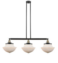 Innovations Lighting 213-BAB-G541 - Oxford - 3 Light - 42 inch - Black Antique Brass - Stem Hung - Adjustable Island Light