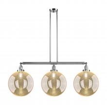 Innovations Lighting 213-PC-G208-12 - Beacon - 3 Light - 44 inch - Polished Chrome - Stem Hung - Adjustable Island Light