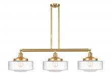 Innovations Lighting 213-SG-G694-12 - Bridgeton - 3 Light - 44 inch - Satin Gold - Stem Hung - Adjustable Island Light