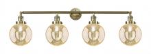 Innovations Lighting 215-AB-G208-8 - Beacon - 4 Light - 44 inch - Antique Brass - Adjustable Bath Vanity Light