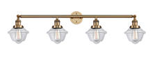 Innovations Lighting 215-BB-G532 - Oxford - 4 Light - 46 inch - Brushed Brass - Adjustable Bath Vanity Light