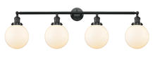 Innovations Lighting 215-BK-G201-8 - Beacon - 4 Light - 44 inch - Matte Black - Adjustable Bath Vanity Light