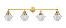 Innovations Lighting 215-SG-G534 - Oxford - 4 Light - 46 inch - Satin Gold - Adjustable Bath Vanity Light