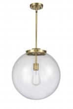 Innovations Lighting 221-1S-AB-G204-16 - Beacon - 1 Light - 16 inch - Antique Brass - Stem Hung - Pendant