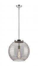 Innovations Lighting 221-1S-PC-G1213-16SM - Athens Deco Swirl - 1 Light - 16 inch - Polished Chrome - Stem Hung - Pendant