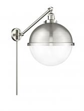Innovations Lighting 237-SN-HFS-122-SN - Hampden - 1 Light - 13 inch - Brushed Satin Nickel -Adjustable Swing Arm