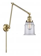 Innovations Lighting 238-AB-G182 - Canton - 1 Light - 6 inch - Antique Brass -Adjustable Swing Arm