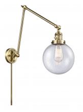 Innovations Lighting 238-AB-G204-8 - Beacon - 1 Light - 8 inch - Antique Brass -Adjustable Swing Arm