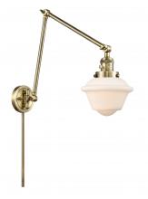 Innovations Lighting 238-AB-G531 - Oxford - 1 Light - 8 inch - Antique Brass -Adjustable Swing Arm