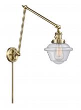 Innovations Lighting 238-AB-G534 - Oxford - 1 Light - 8 inch - Antique Brass -Adjustable Swing Arm