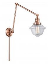 Innovations Lighting 238-AC-G532 - Oxford - 1 Light - 8 inch - Antique Copper -Adjustable Swing Arm