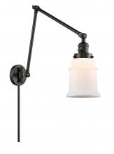 Innovations Lighting 238-BK-G181 - Canton - 1 Light - 6 inch - Matte Black -Adjustable Swing Arm